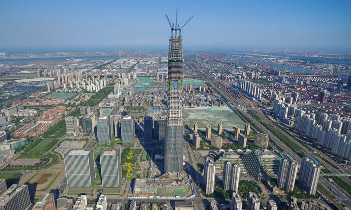 Города среди облаков. Подробности о строительстве самого высотного бизнес-центра Китая