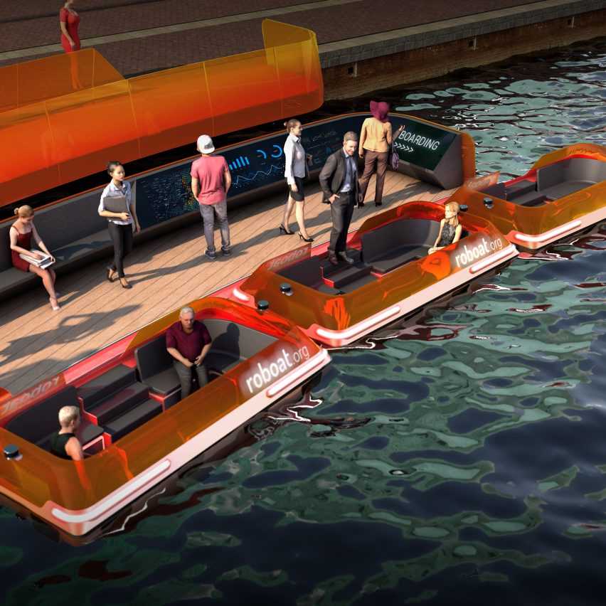 Динамический «мост» из передвигающихся по кругу «беспилотных» лодок создадут в Амстердаме