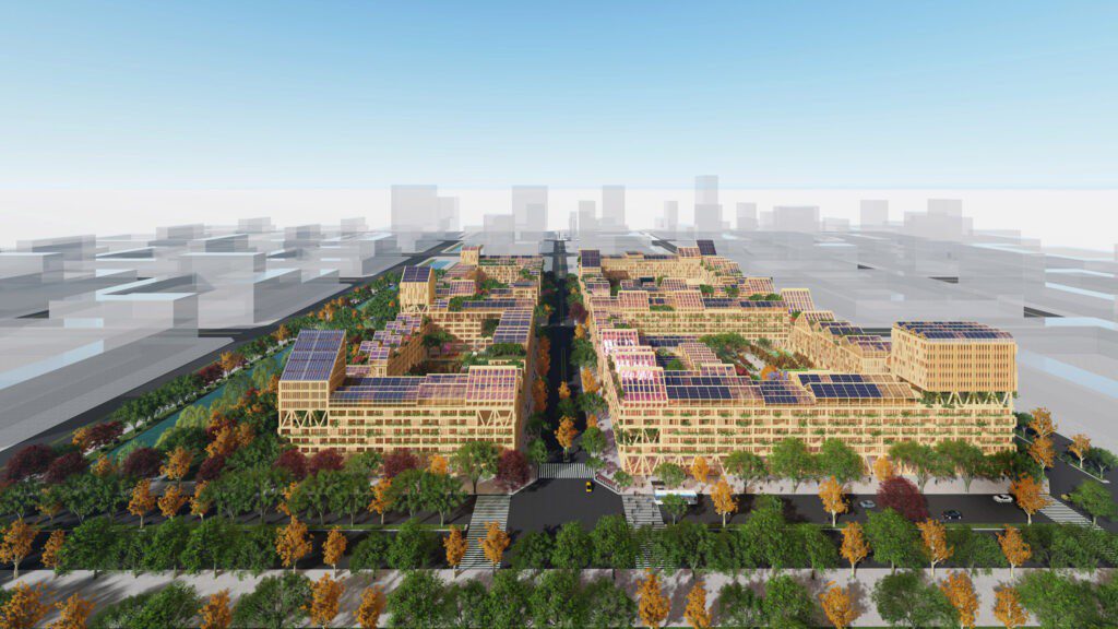 Guallart Architects проектирует пост-ковидное жилье для нового города в Китае