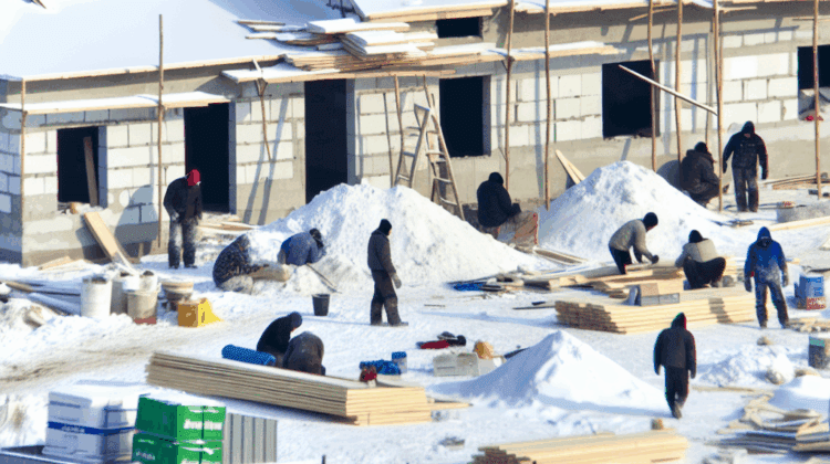 зимнее строительство