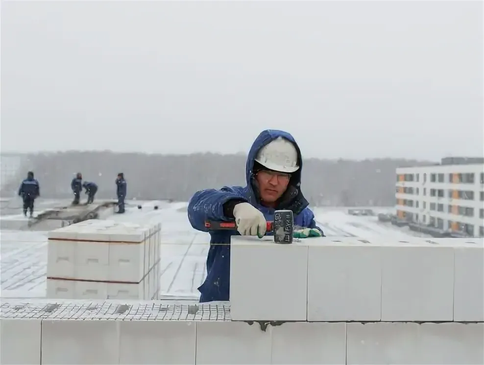 строительство зимой