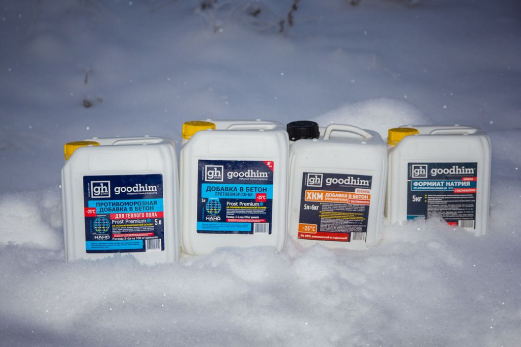противоморозные добавки в бетон