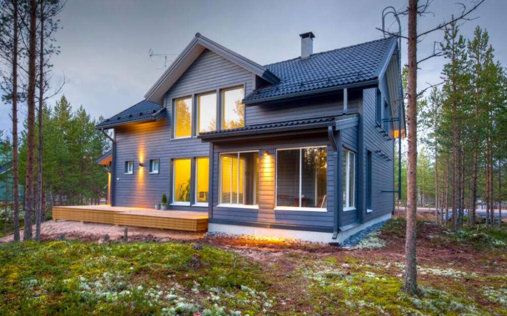 каркасный дом